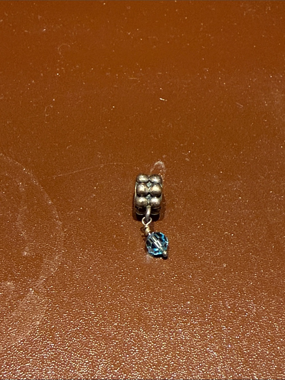Pandora Birthstone Charm Aquamarine